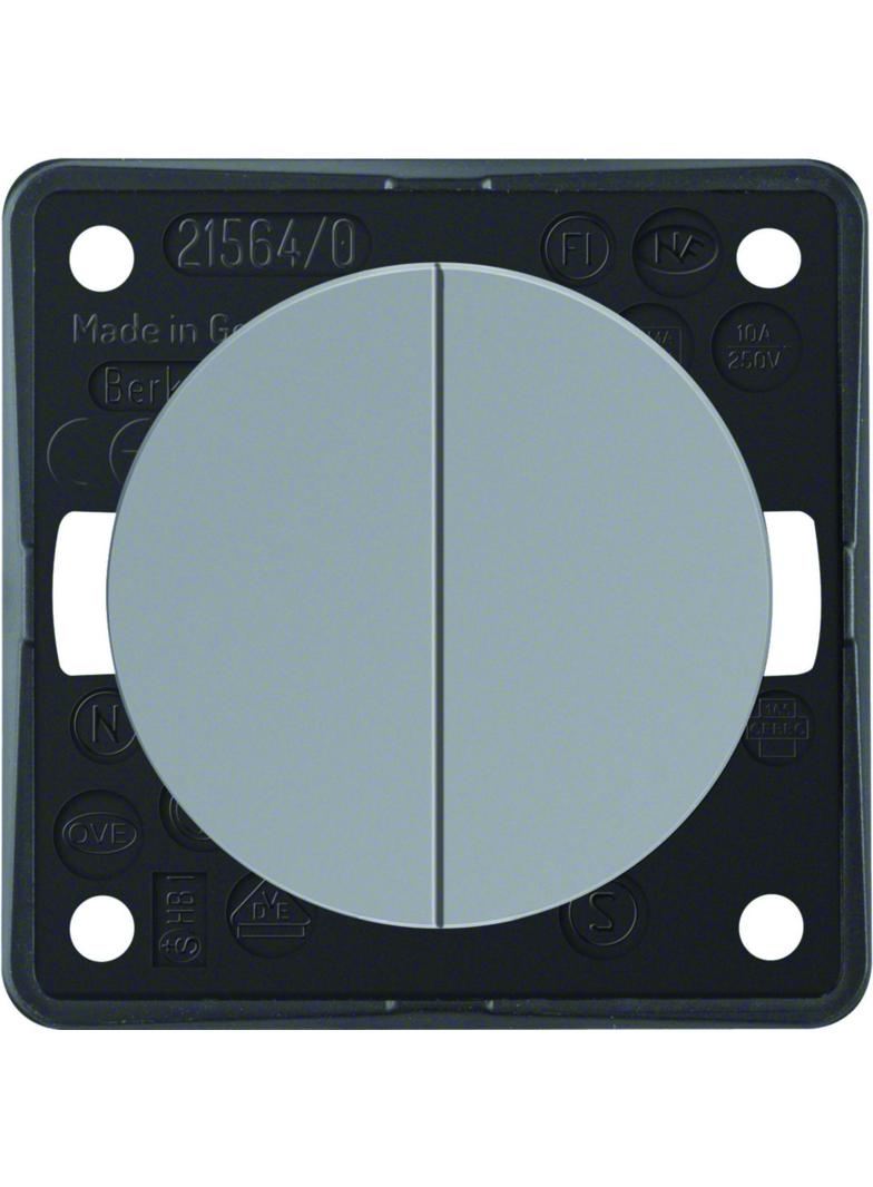 Integro Flow Łącznik wieloklaw. przyciskowy, szary