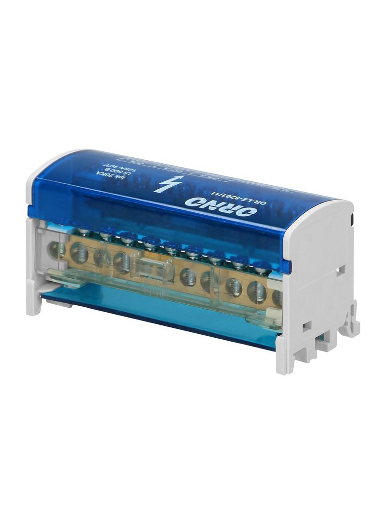 Blok rozdzielczy 2-rzędowy 11 przewodów OR-LZ-8201/11 ORNO