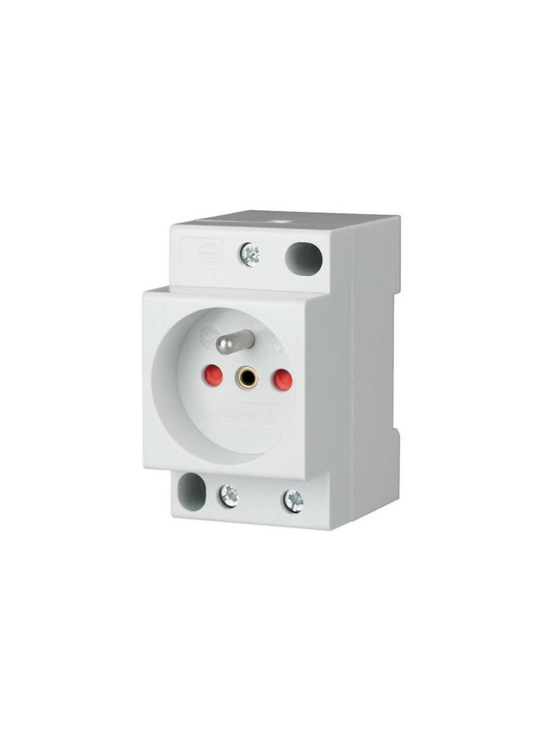 Z-SD230-BS Gniazdo modułowe 2P+Z 16A 250V z przesłonami na szynę 266876 EATON