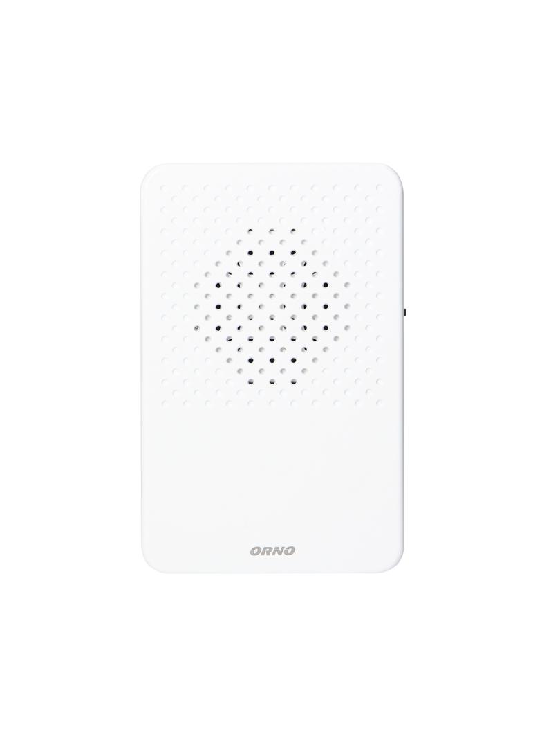 Dzwonek elektroniczny jednotonowy LARK MAXI AC 230V śnieżno biały OR-DP-MR-161/PW ORNO
