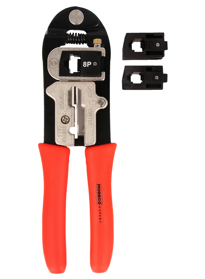 Zaciskarka Praska do złącz RJ45/RJ12/RJ11 (8P/6P/4P) 195mm TPR SK5 MN-20-180 RAWLPLUG