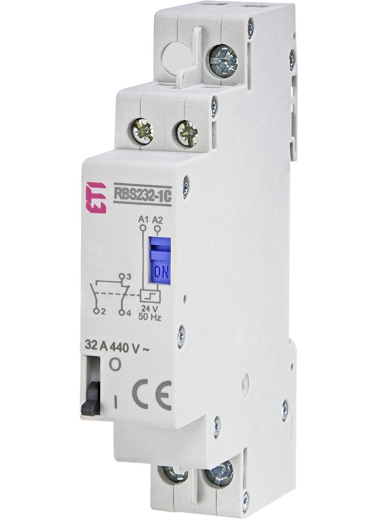 Stycznik bistabilny 32A 2P 1-przełączny 1M RBS232-1C-24V AC 002464123 ETI