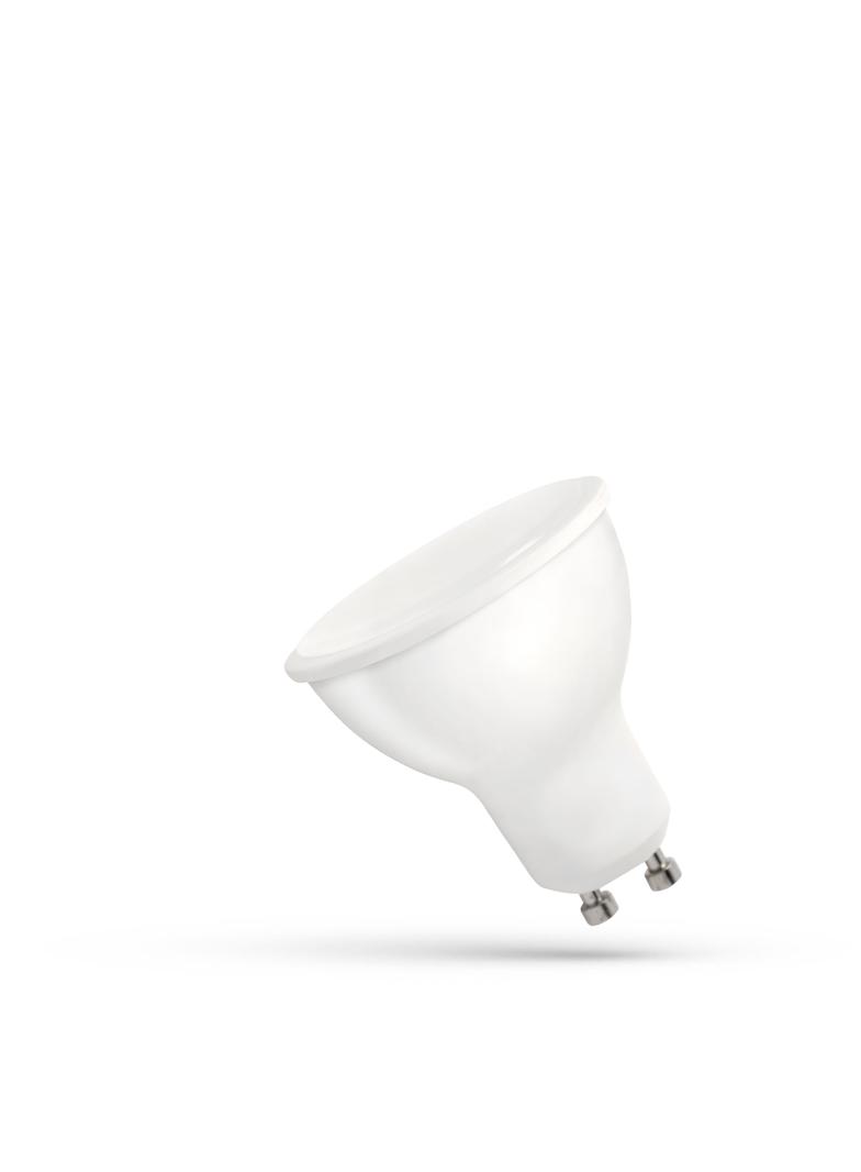 LED GU10 230V 10W SMD WW z mleczną szybką biała Spectrum