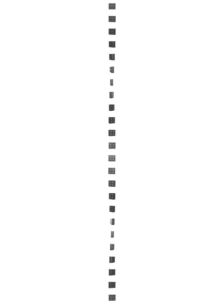 Simon 54 Gniazdo poczwórne Schuko n/t z przesłonami wersja skandynawska 16A z. śrub. antracyt