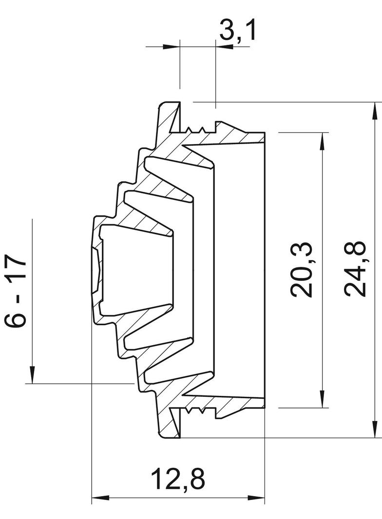 EDS M20 LGR, Dławik elastyczny