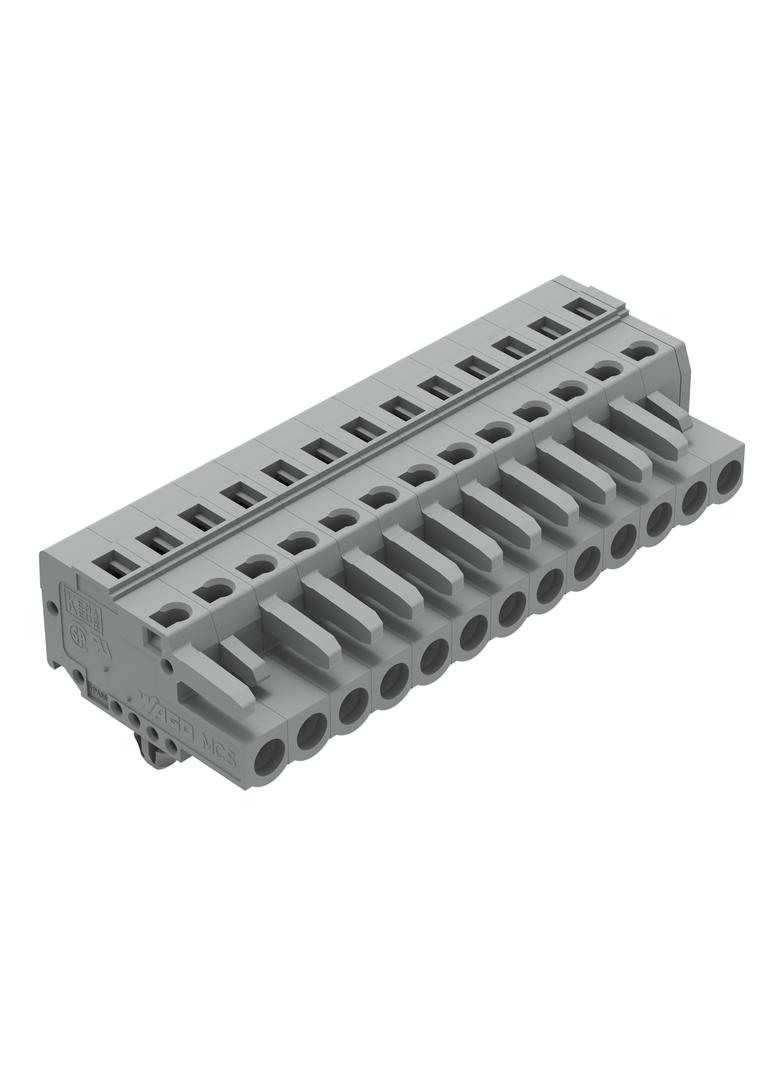 Gniazdo MCS‑MIDI Classic 13‑biegunowe szare raster 5mm 231‑113/008‑000 /25szt./ WAGO