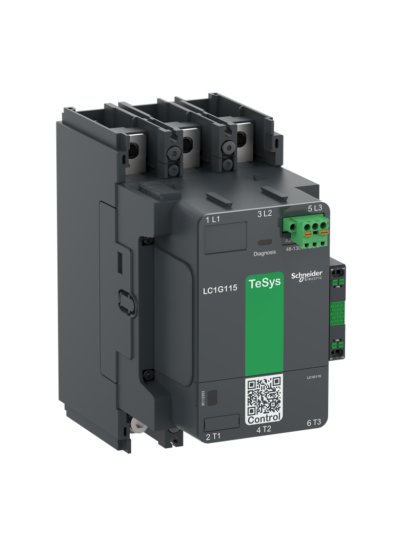 Stycznik mocy, TeSys Giga, 3 biegunowy (3NO), AC-3 =440V 150A, wersja standardowa, 48…130V szerokoza