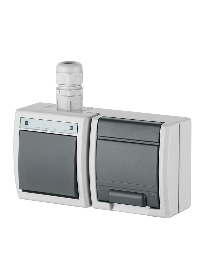 AQUANT Zestaw ŁNT 1-b/schod + GNT 2P+Z IP65