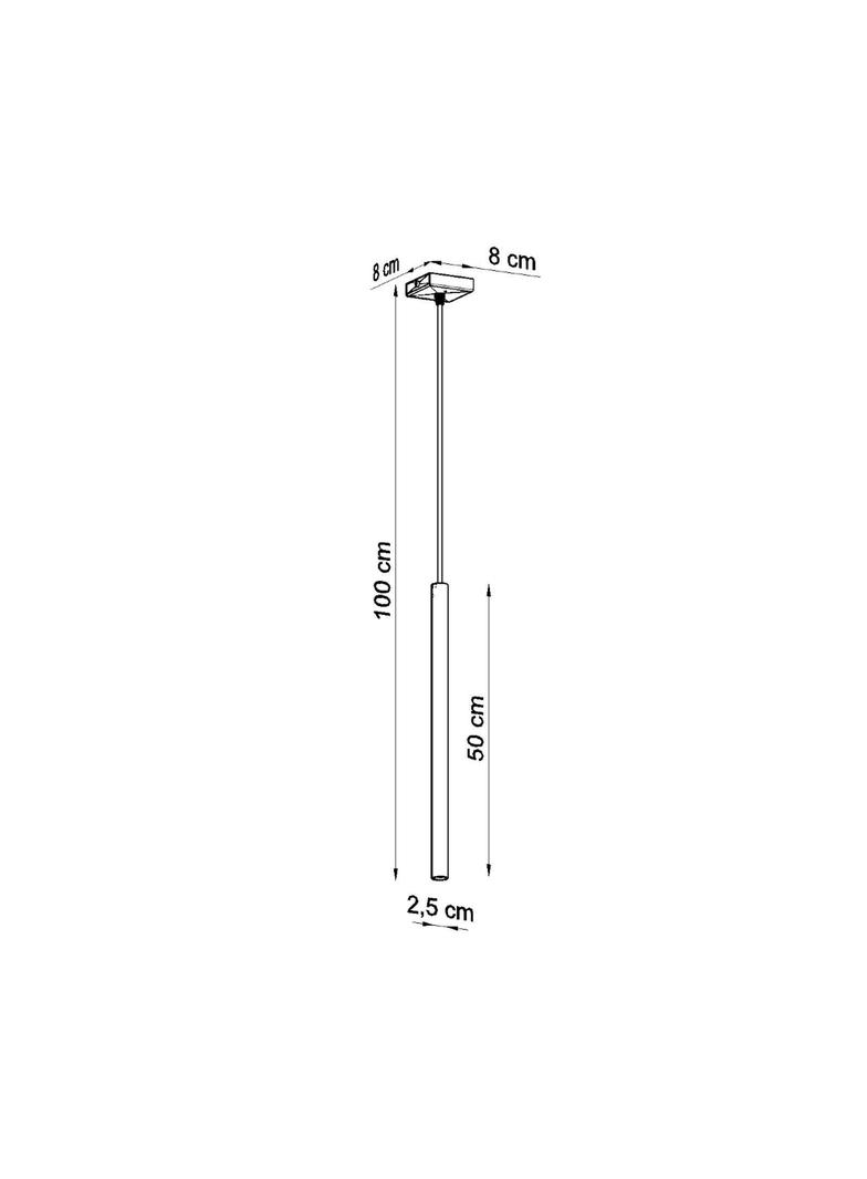 Sollux Lampa wisząca PASTELO 1 czarna SL.0469