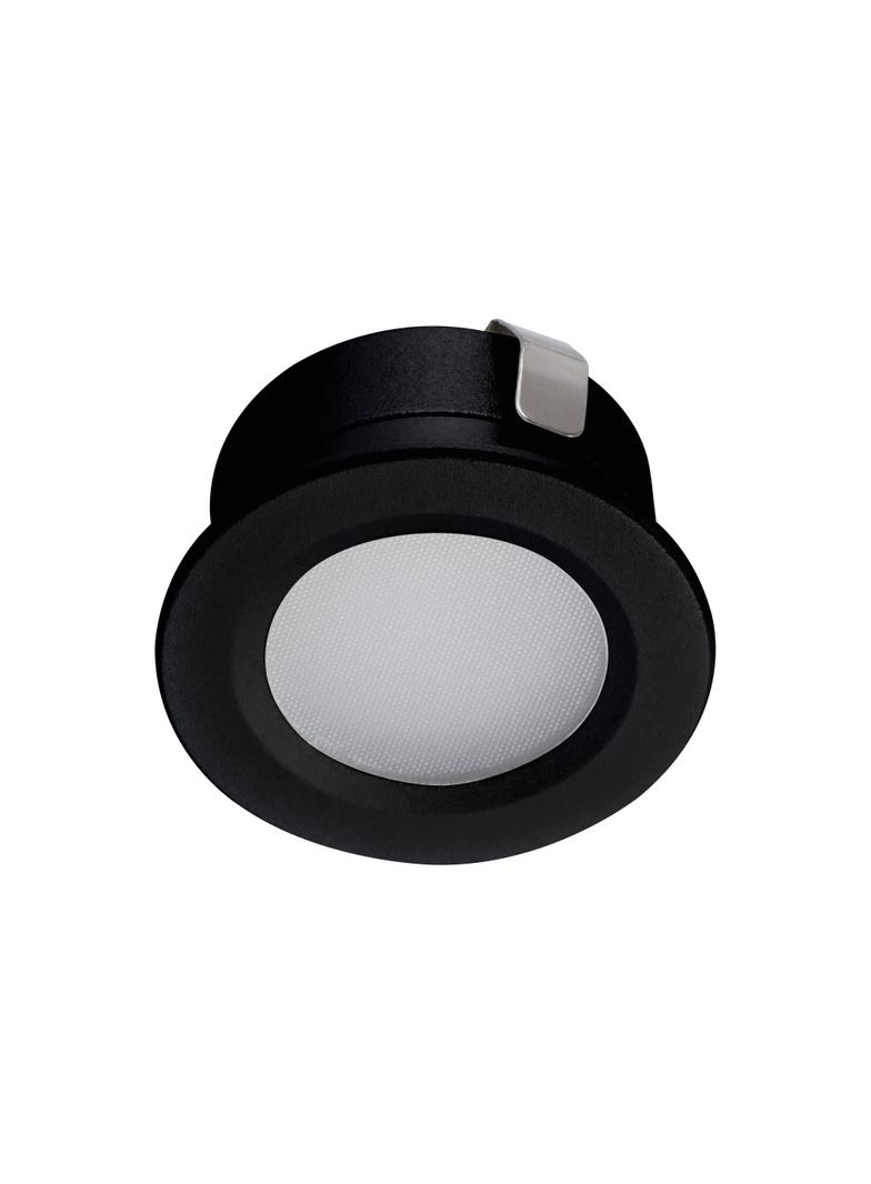 IMBER LED NW B Oczko akcentowe IMBER LED NW B 12 DC barwa 4000K 30Lm IP65 kwadratowy kolor czarny KA