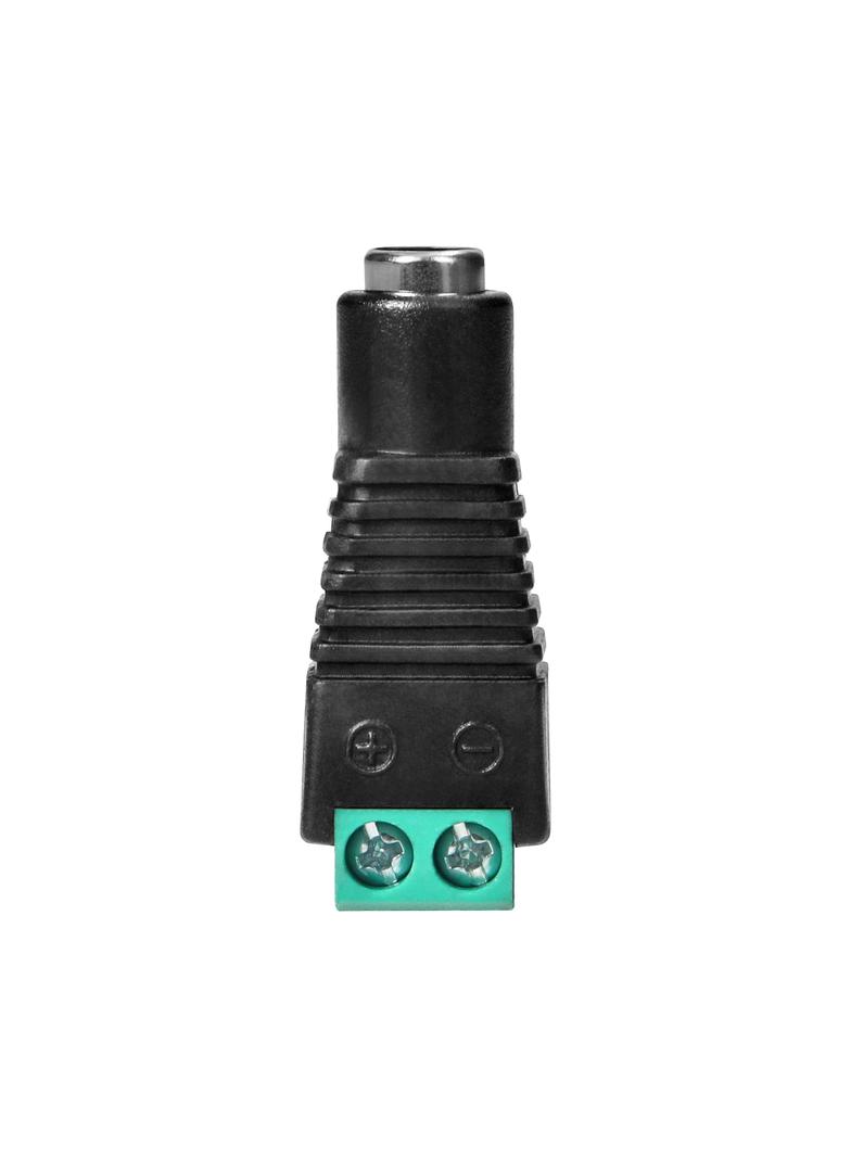 Gniazdo DC 5.5/2.1 ze złączem do szybkiego montażu taśm LED mono