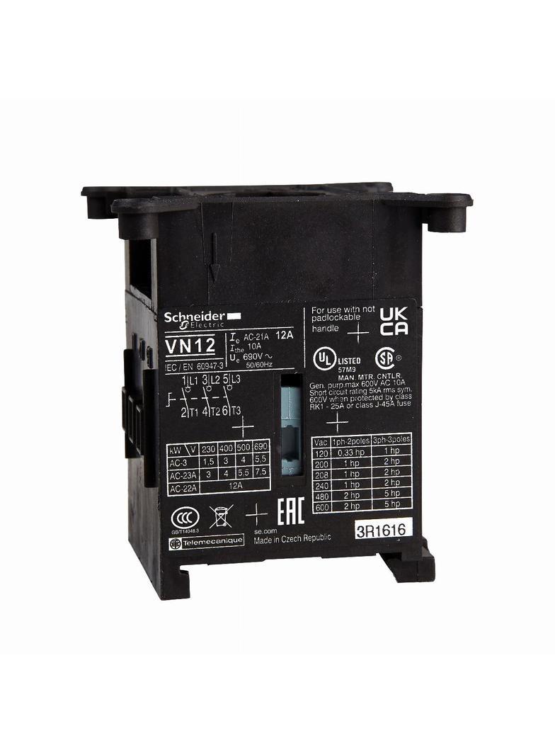 Moduł główny rozłącznika TeSys VARIO 12A 3P VN12