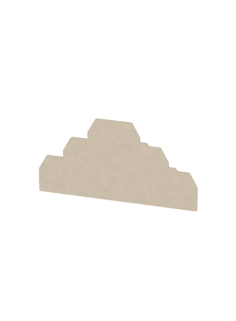 ZAP ZDLD2.5-2 Płytka końcowa (styki), 119.2 mm x 1.5 mm, Ciemnobeżowy /20szt./ 1718370000 WEIDMÜLLER