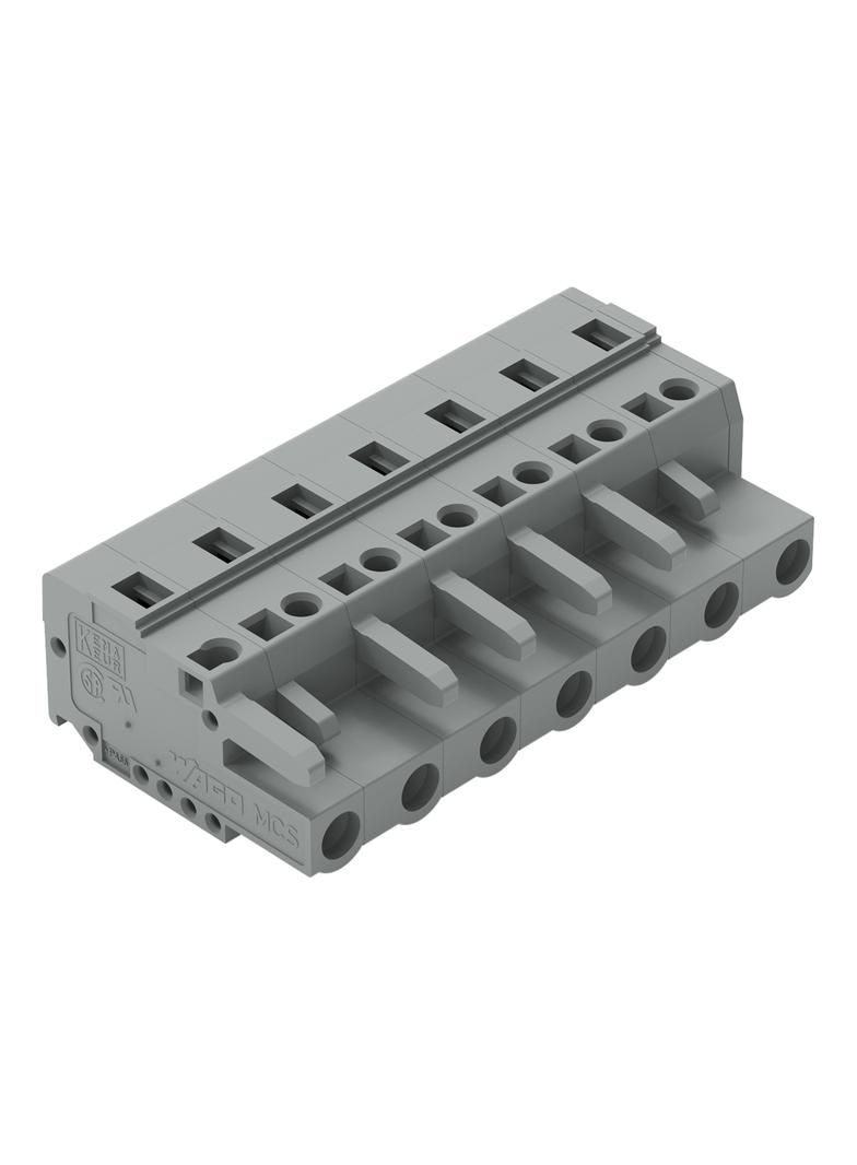 MCS-MIDI Classic gniazdo 7-bieg. szare raster 7,5 mm /50szt./ WAGO