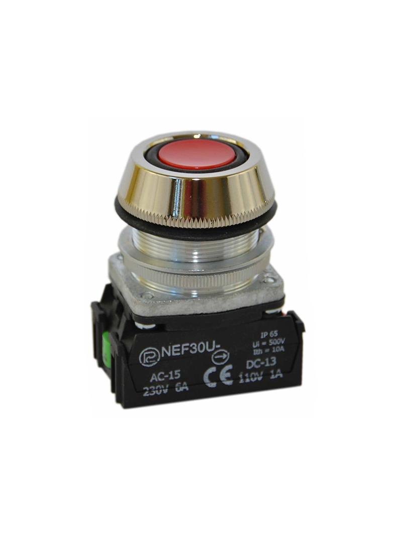 Przycisk NEF30-UKX/W3 czerwony W0-NEF30-UK X/W3 C PROMET