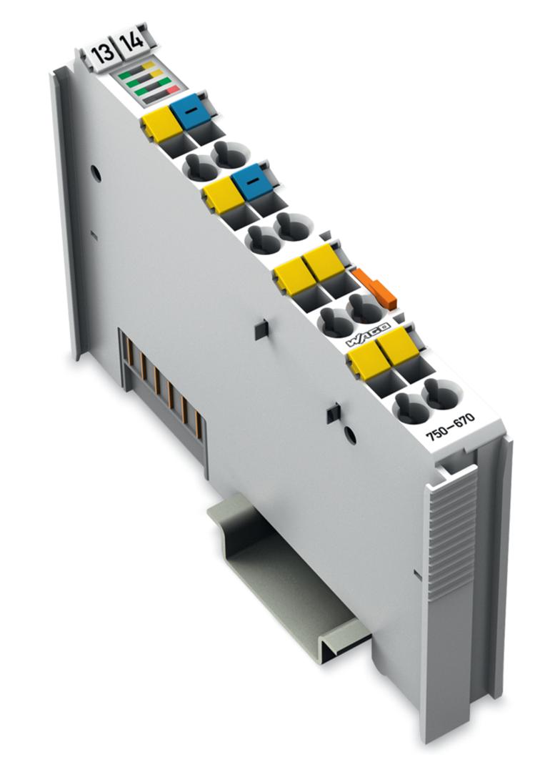 moduł sterowania silnikami krokowymi RS-422 24V 20mA WAGO