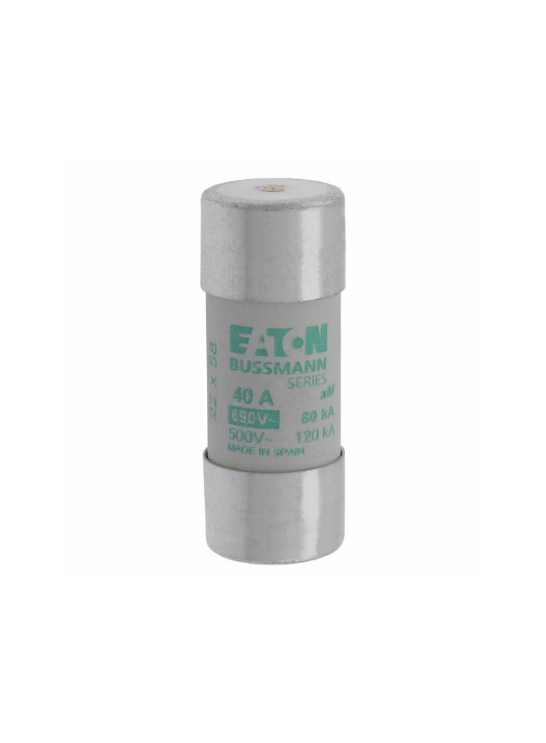 C22M40S Wkładka cylindryczna z wybijakiem 22x58 40A GG 690V AC C22M40S EATON