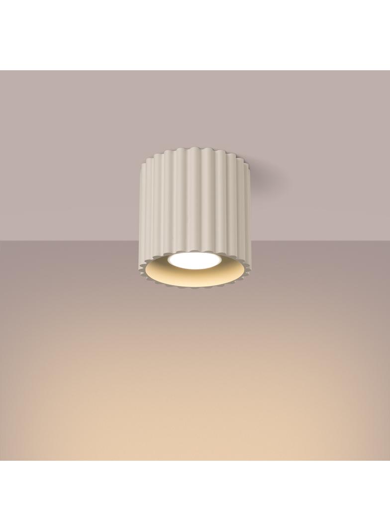 SOLLUX Plafon AURA 1 beżowy GU10 ; SL.1789