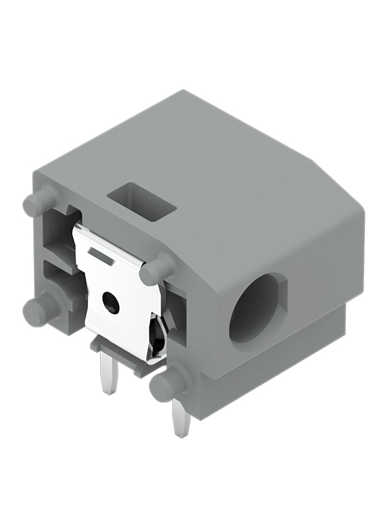 złączka do płytek drukowanych ciemnoszara raster 10/10,16 mm