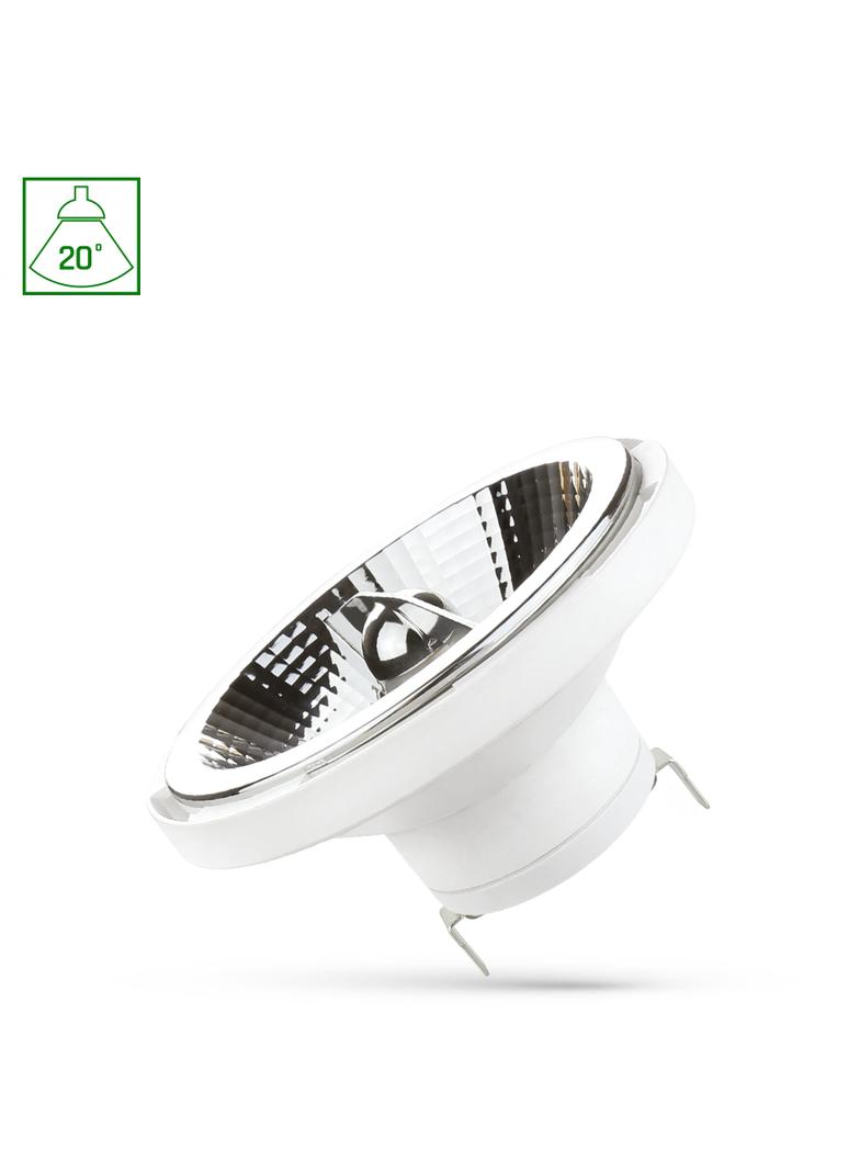 Żarówka LED AR111 G53 11W 20st ciepła biel  WOJ+14553 Spectrum Led
