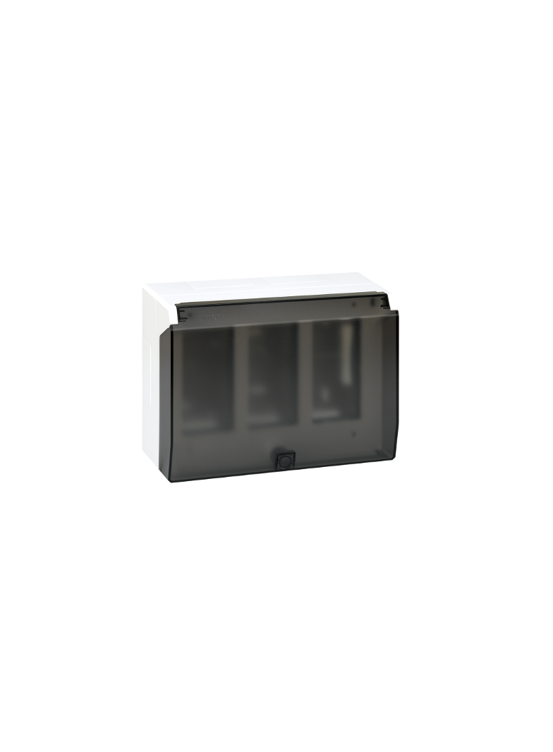 Simon Connect Obudowa natynkowa S500 z pokrywą 3-modułowa 6x K45 kompletna czysta biel