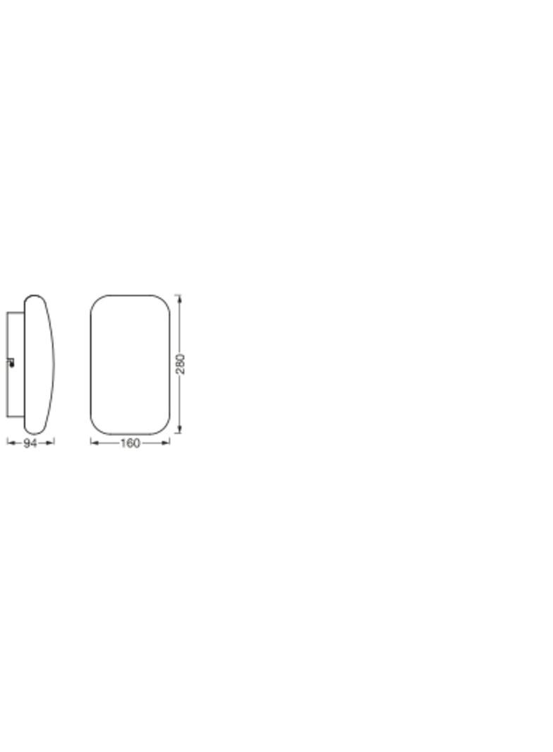 Oprawa SMART+ WIFI ORBIS AQUA 280x160 IP44 TW WT