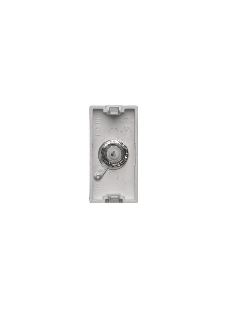 Simon Connect Płytka K45/2 gn. SAT (F) żeńskie 225x45mm + wkład aluminium K102C/8 KONTAKT