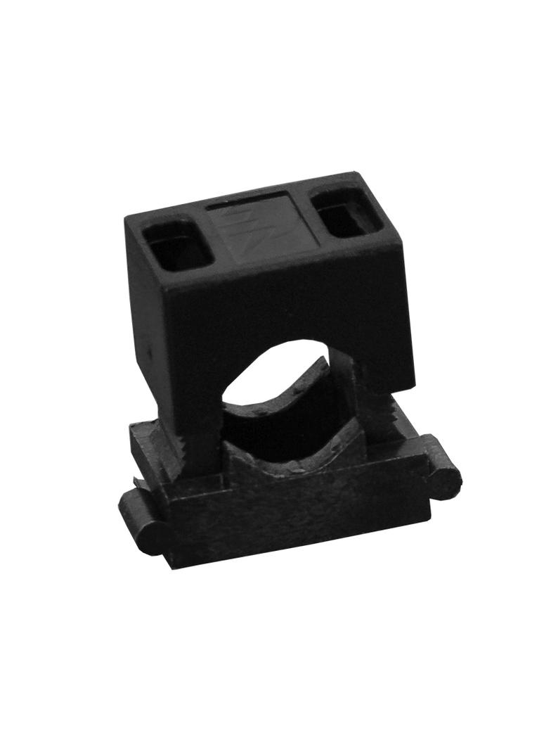 Uchwyt montażowy przewodu-/UM 16/ czarny (50szt) 12.16 OPATÓWEK