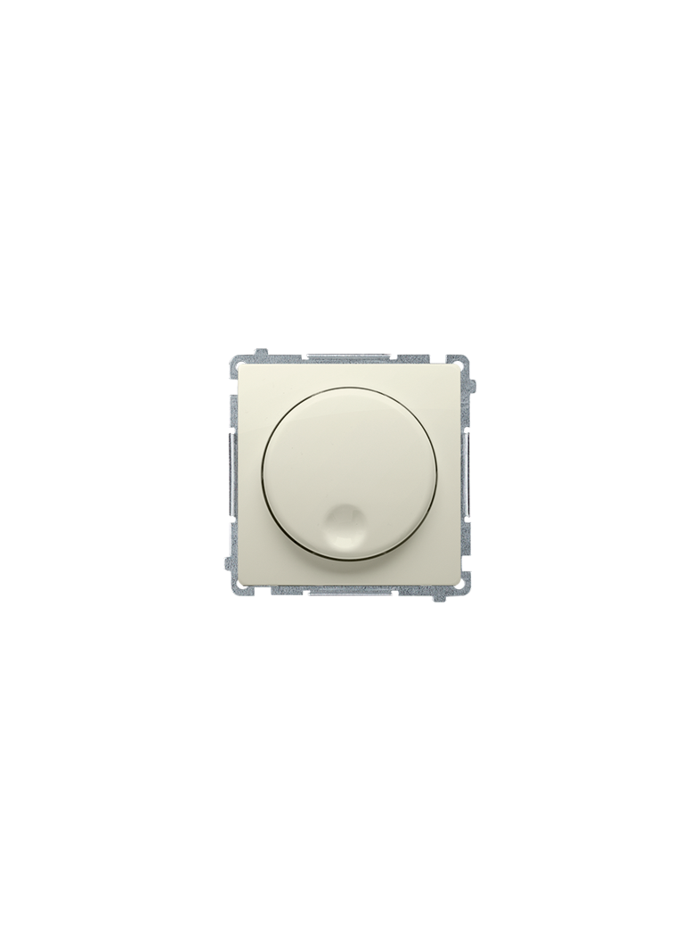 Simon Basic Ściemniacz naciskowo-obrotowy 20–500 W 230V beż BMS9T.01/12 KONTAKT