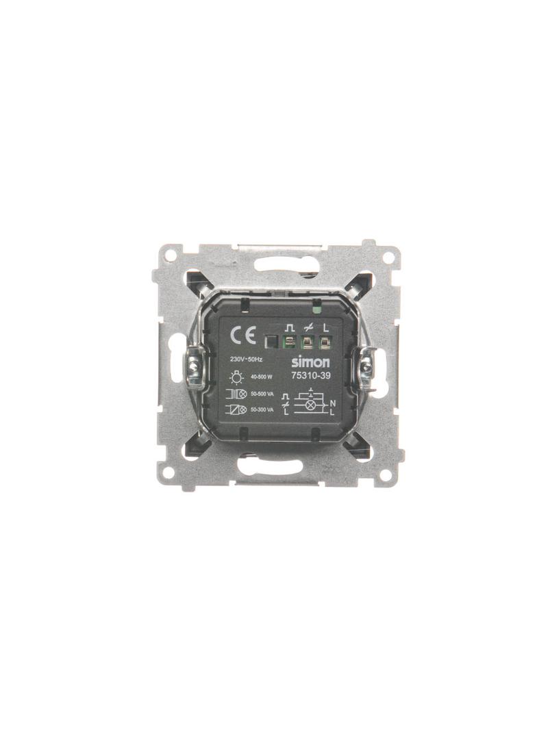 Simon 54 Ściemniacz dwuprzyciskowy 40–500 W (300 VA) antracyt D75310.01/48 KONTAKT