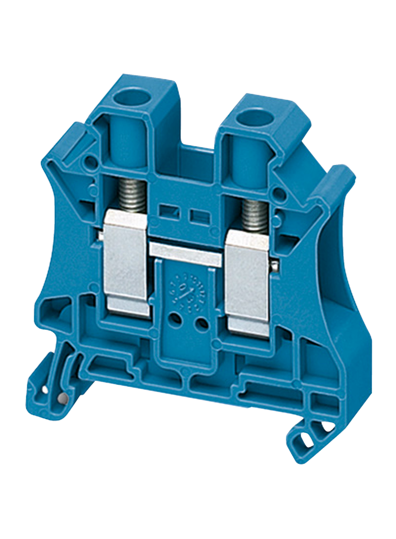 Złączki NSY, zacisk śrubowy przepustowy 2,5 mm2 czarny