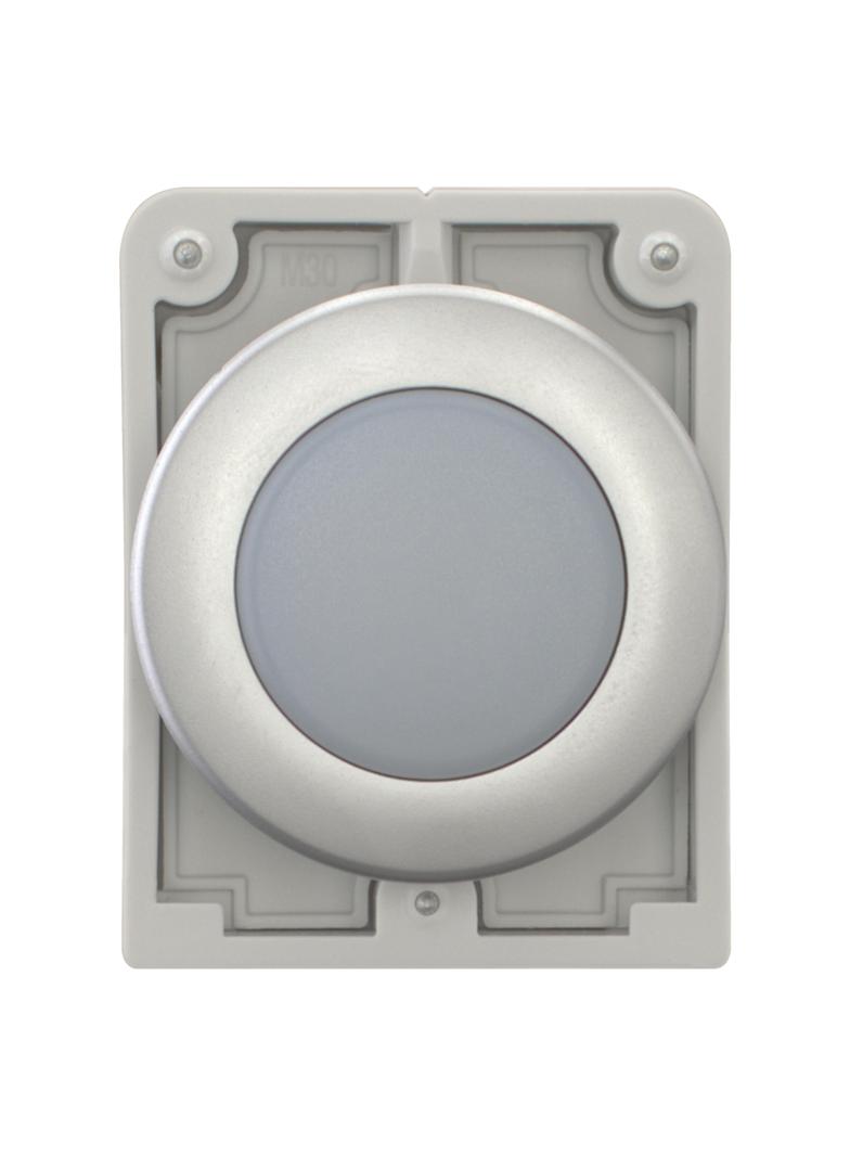 M30C-FL-W Główka lampki sygnalizacyjnej 30mm płaska biała 183287 EATON