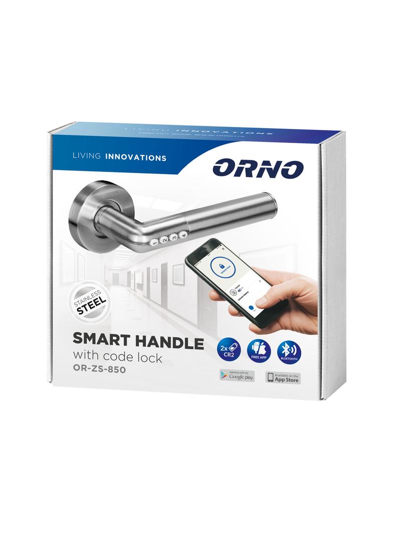 Klamka z zamkiem szyfrowym IP20 Otwieranie na PIN i Bluetooth OR-ZS-850 ORNO
