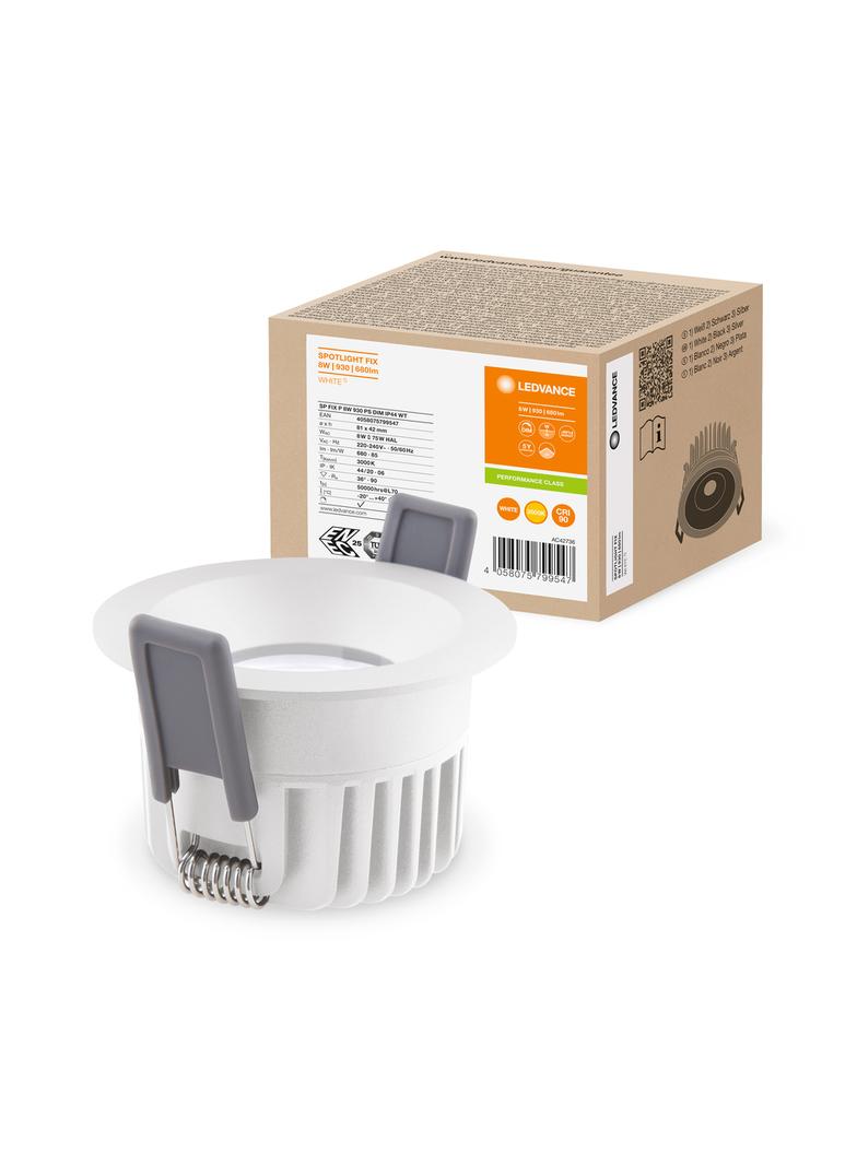 Oprawa SP FIX P 8W 930 PS DIM IP44 WT