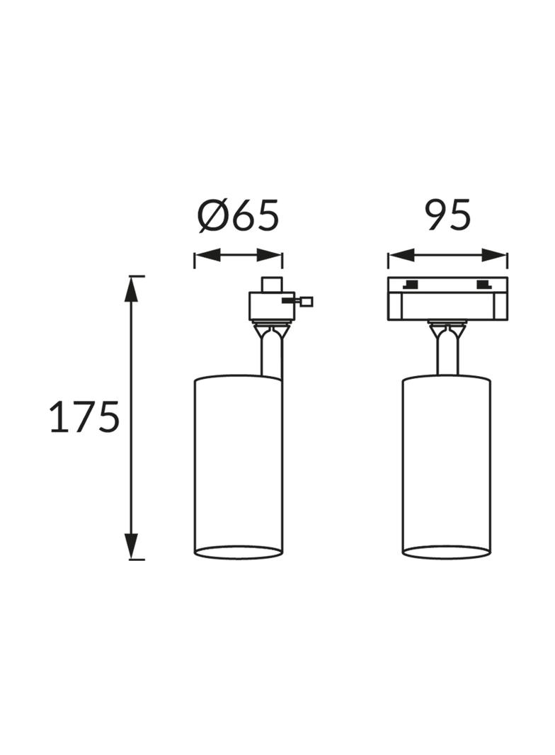 LUTER TRA GU10 WHITE/WHITE