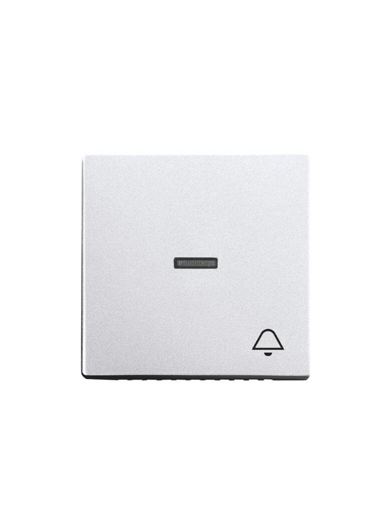 FUTURE Klawisz z symbolem „dzwonek” Do przycisku zwiernego aluminiowo srebrny