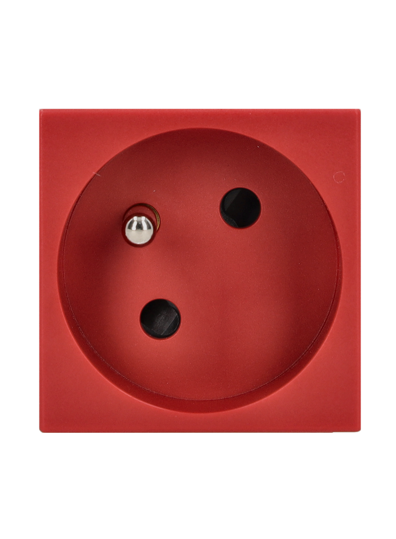 Simon Connect Gniazdo K45 z uziemieniem 16A/230V czerwony K02/6 KONTAKT