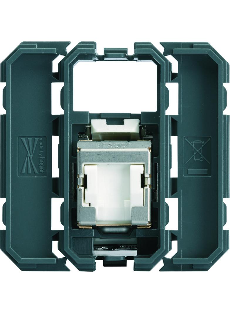 gallery Gniazdo informatyczne RJ45 kat 6 STP, 2M/1M WXF226 HAGER
