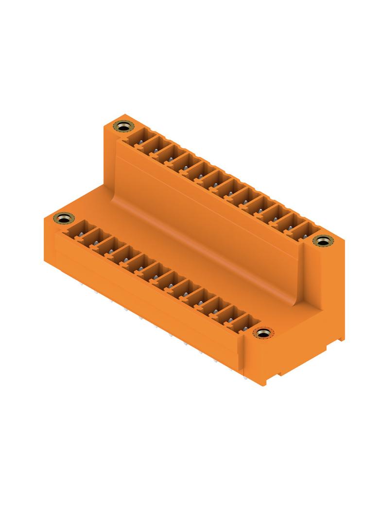 SCDV 3.81/24/180F 3.2SN OR BX Wtyki PCB (złącza płyty), 3.81 mm, Liczba biegunów: 24, kąt odejścia: 180° /50szt./ 1035090000 WEIDMÜLLER