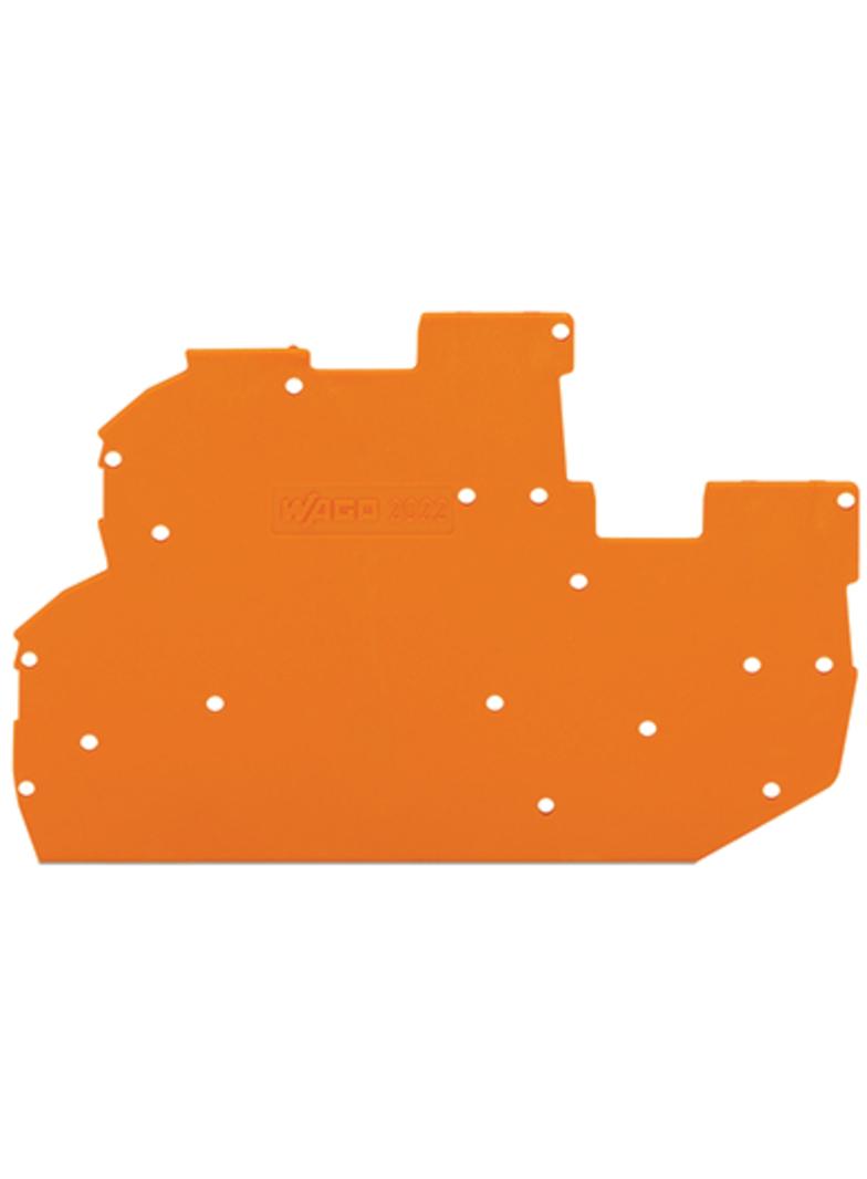 ścianka końcowa pomarańczowa