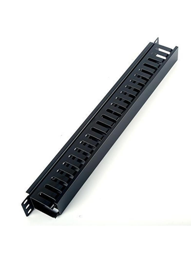 Panel porządkujacy 19" 1U, z pokrywą