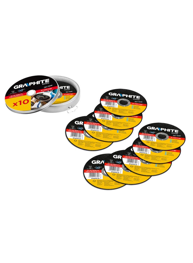 Tarcza tnąca do metalu 115 x 1.0 x 22.2 mm, 41 A60-T-BF, INOX, 10 szt.