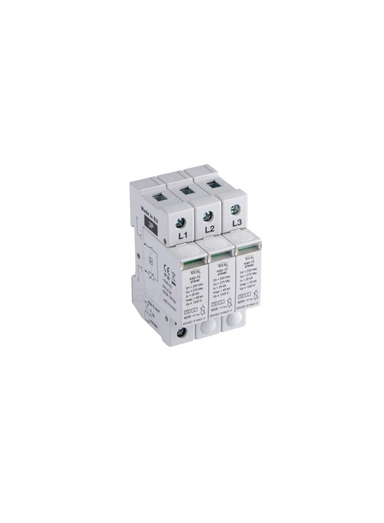Ogranicznik przepięć KSD-T2 275/120 3P 23132 KANLUX