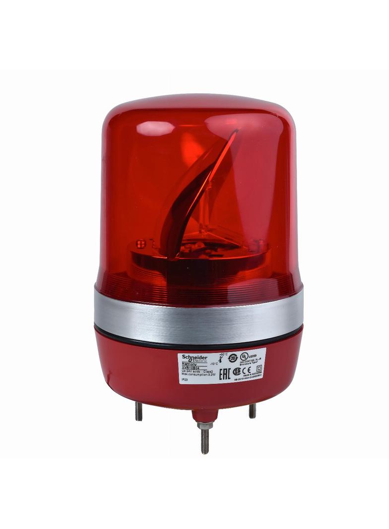 Harmony XVR Sygnalizator obrotowy 106mm czerwony 24VAC/DC XVR10B04 Schneider