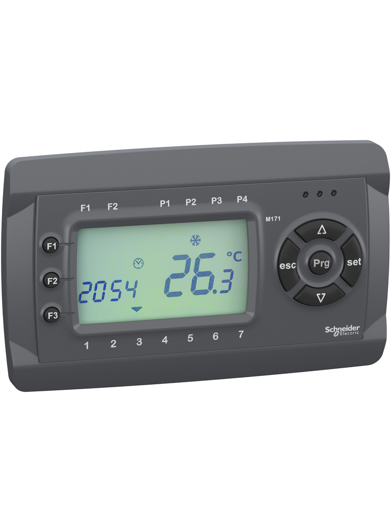 Modicon M171, Zdalny wyświetlacz do motażu podtynkowego LCD, LAN