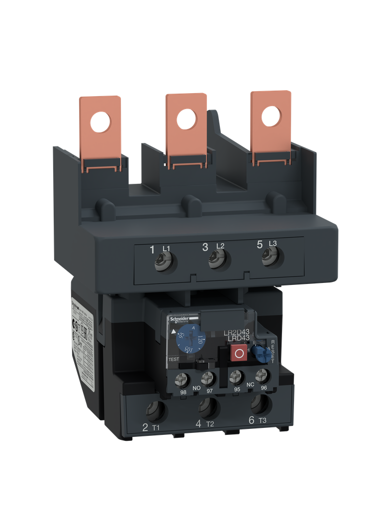 Przekaźnik przeciążeniowy cieplny, TeSys Deca, 95-120A, klasa 10