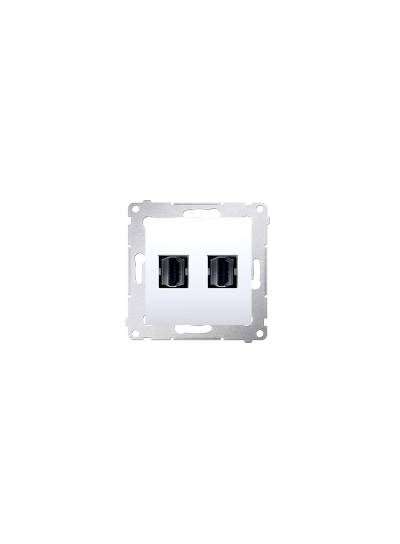 Simon 54 Gniazdo HDMI podwójne biały DGHDMI2.01/11 KONTAKT