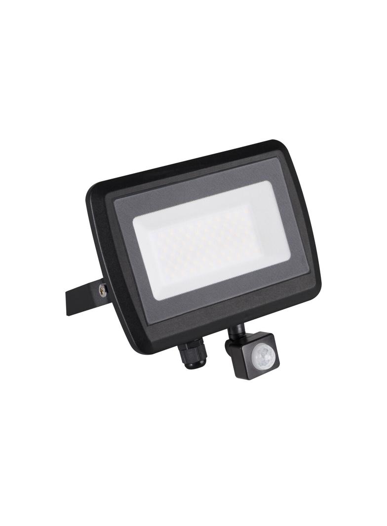 Projektor LED 50W z czujnikiem ruchu ANTEM LED 50W-NW-SE B czarny 4000lm 4000K 33208 KANLUX