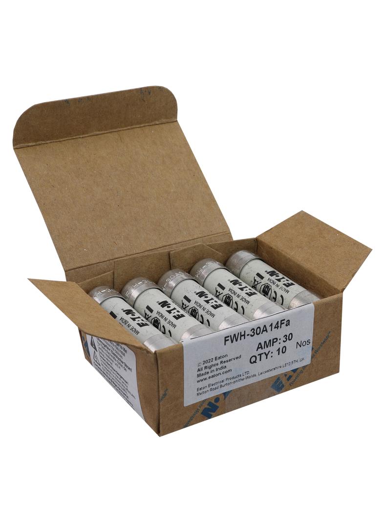 30A 500V AC UL 14x51mm FERRULE FUSE Wkładka szybka 30A AC 500V 14x51 mm aR UL FWH-30A14F EATON