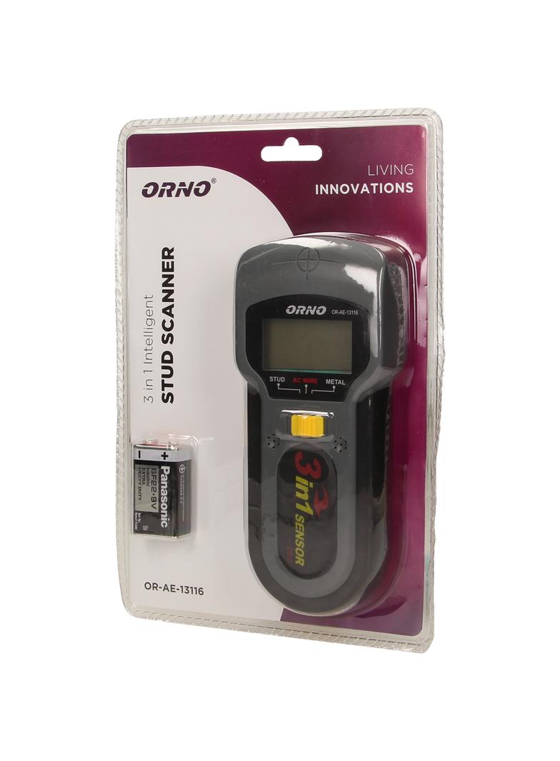 Detektor przewodów drewna i metalu 3w1 OR-AE-13116 ORNO